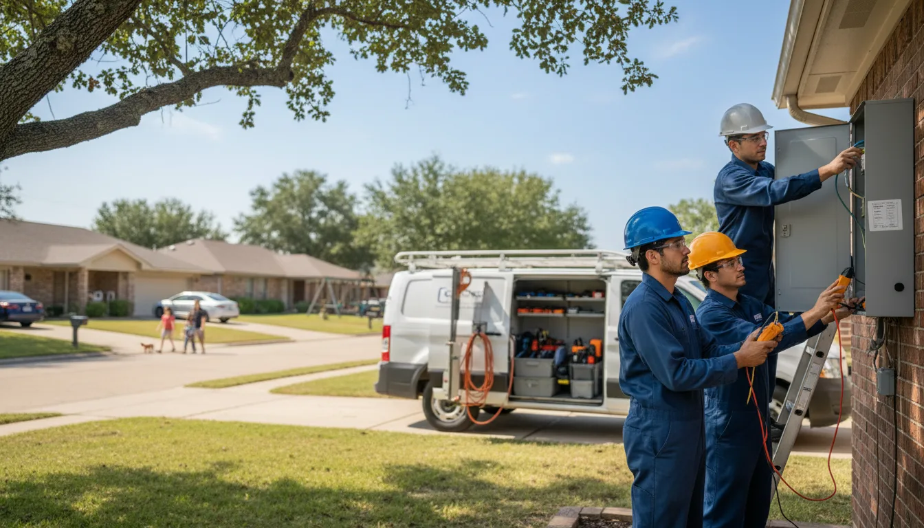 Certified electrician providing emergency electrical services in Campbelltown, PA